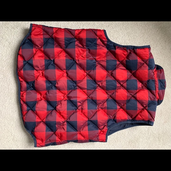 J.Crew Buffalo Plaid Down Vest small - Picture 5 of 5